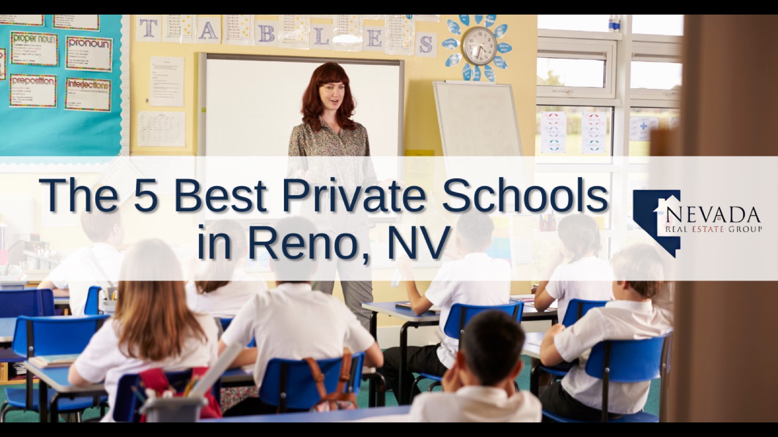 Reno Nevada residential neighborhood near private schools with Sierra Nevada mountains in the background